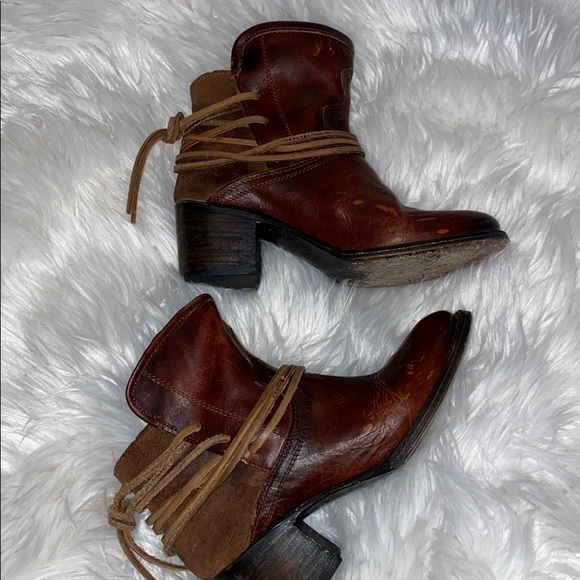 Freebird by Steven Shoes - Freebird by Steven Casey Cognac Booties Size 7